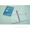PP cover spiral pocket daily student planner